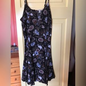 American Eagle Cutout Back Babydoll Dress